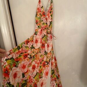 Forever 21 Floral wrap dress